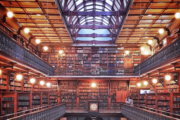 Dark academia vibes: The State Library’s Mortlock Chamber