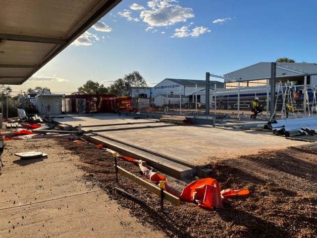 Image of SIT facility under construction.
