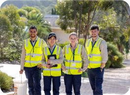 Image of PIRSA's Fruit Fly eradication team