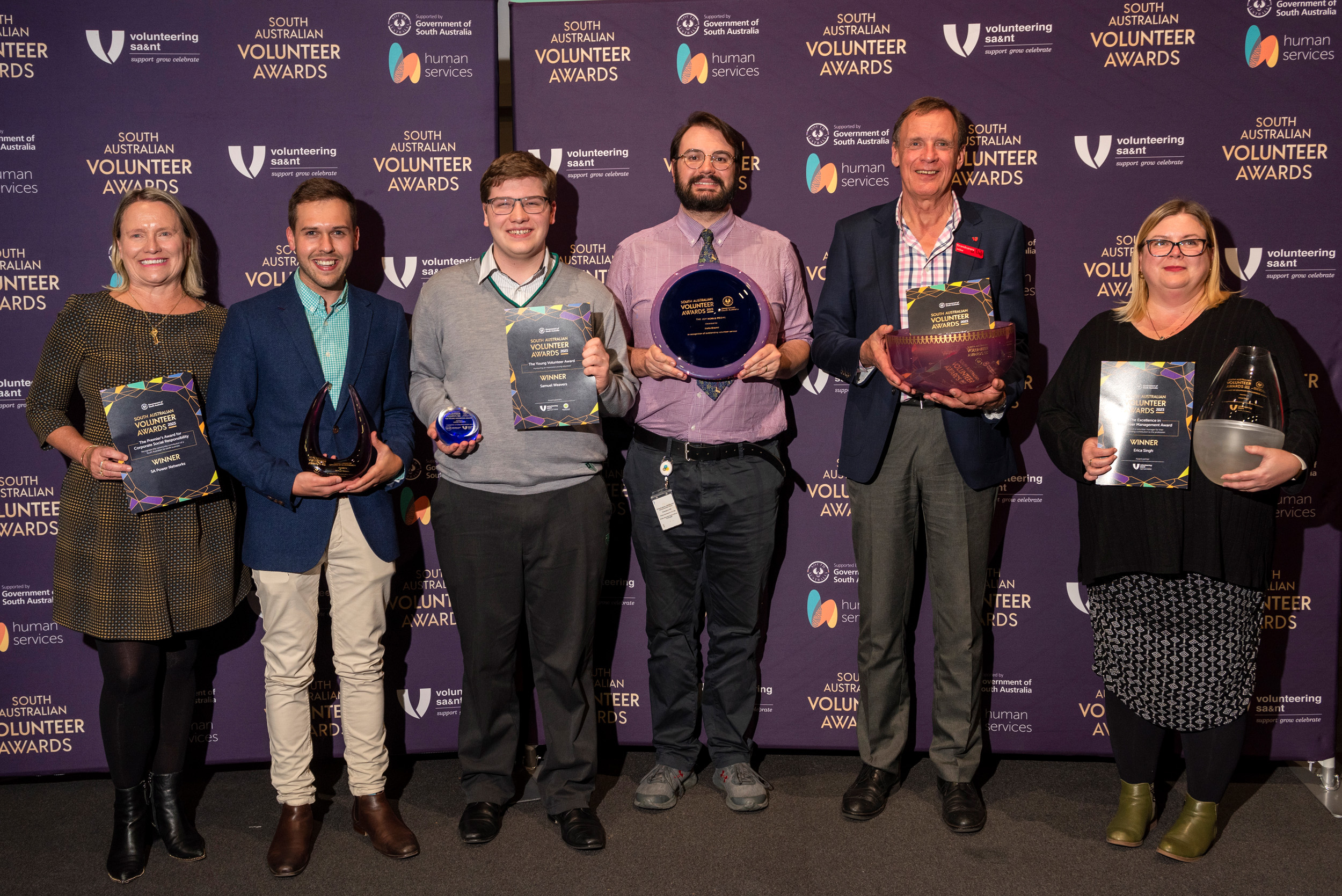 Sam Braund Celebration of goodwill at state’s volunteer awards | WE ARE.SA