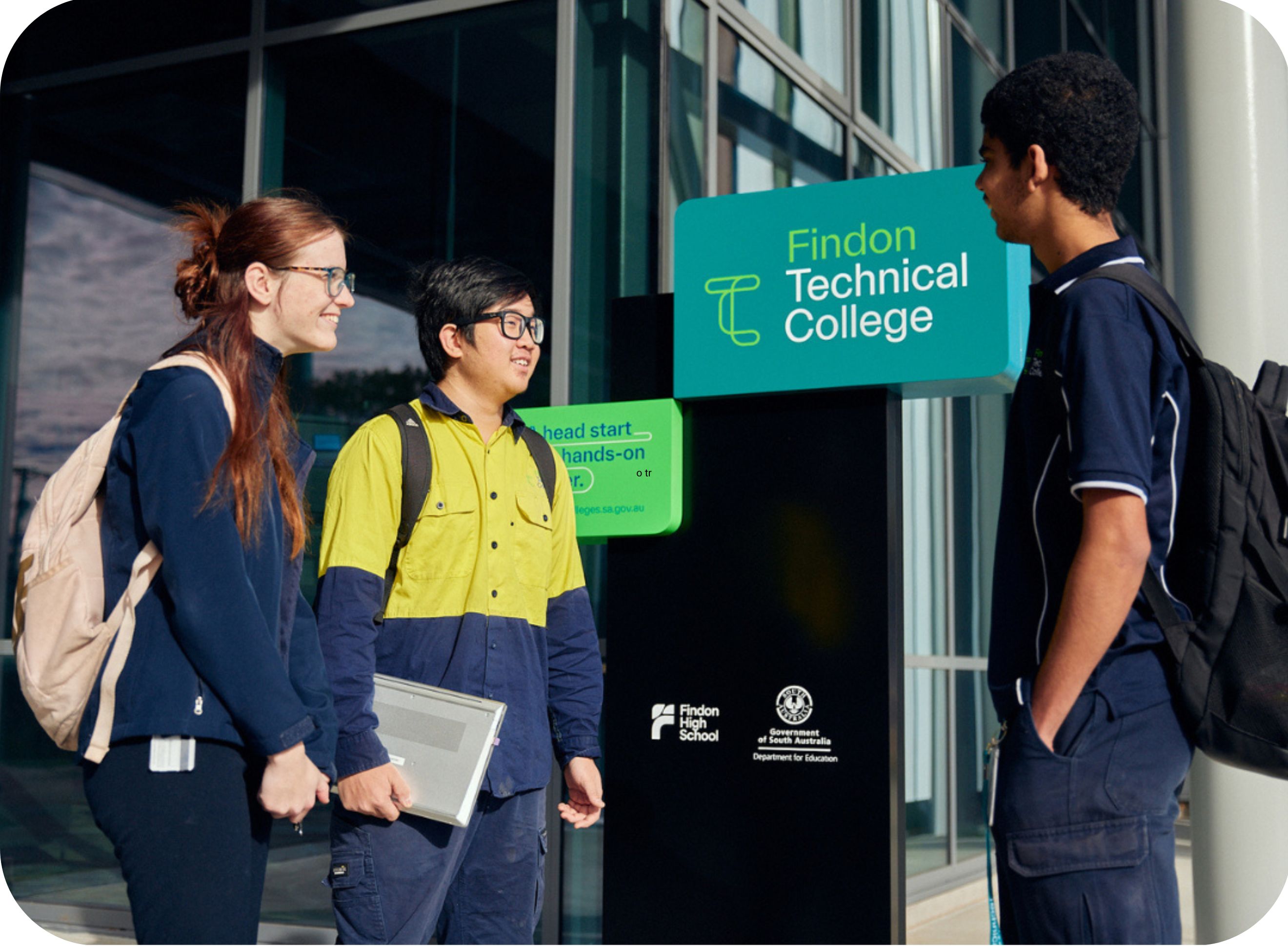 Findon Tech College students