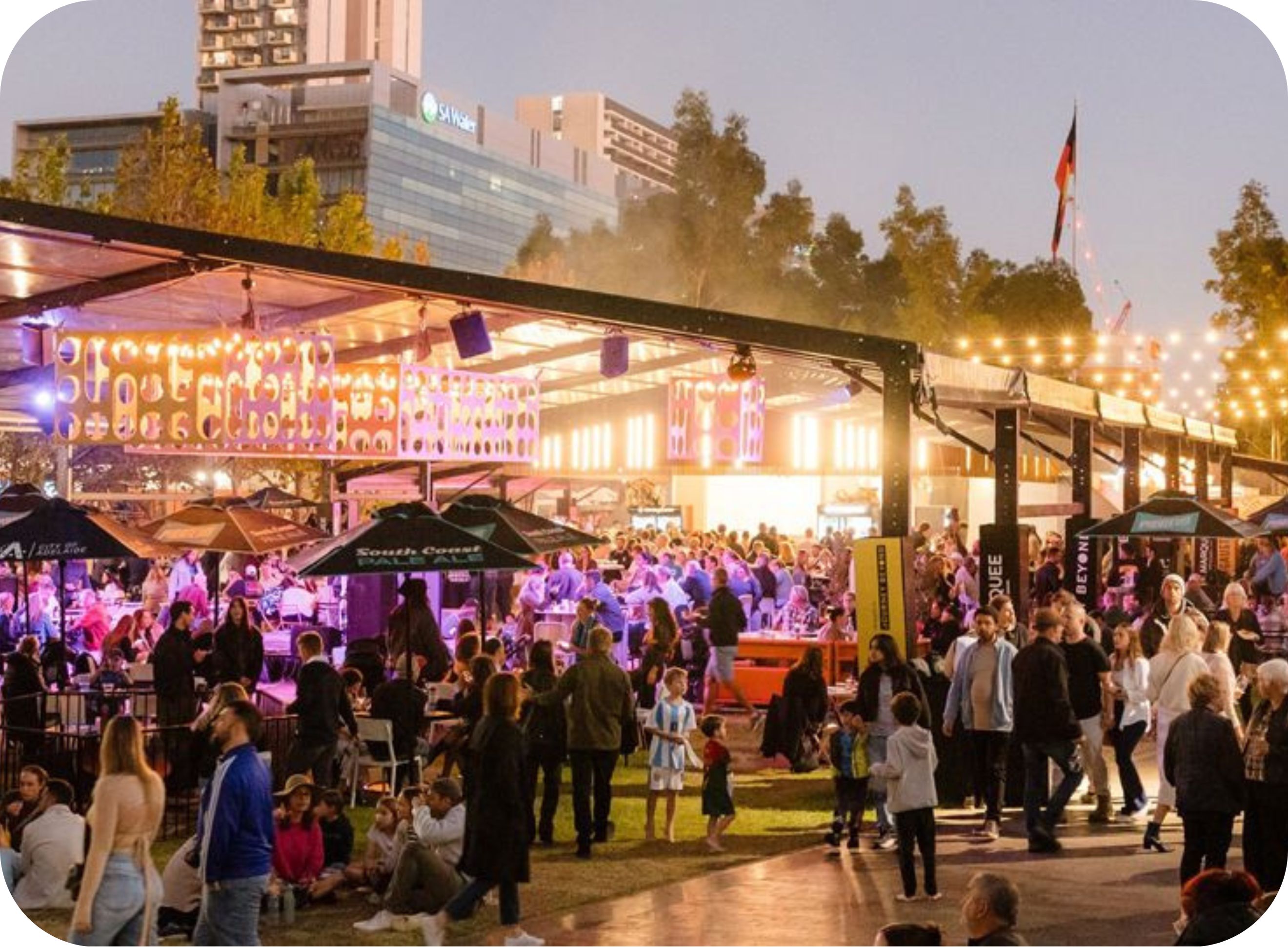 Tasting Australian Town Square