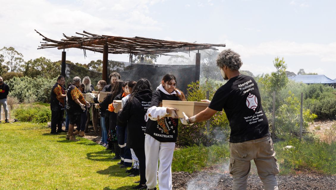 Kaurna repatriation ceremony 