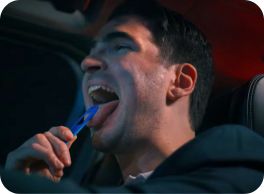 Man roadside drug testing