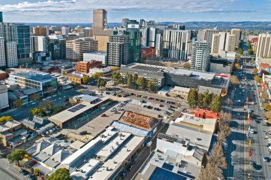 Image of the Franklin Street site in Adelaide where the development will take place
