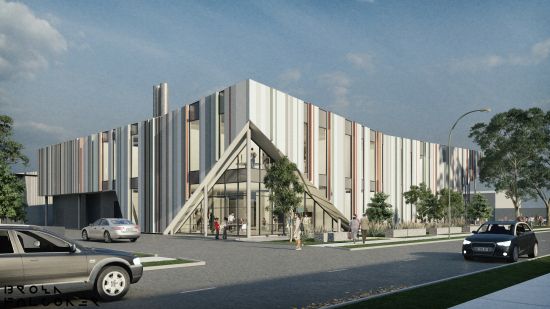 Artist's impression of how Findon Technical College will look when it is complete.