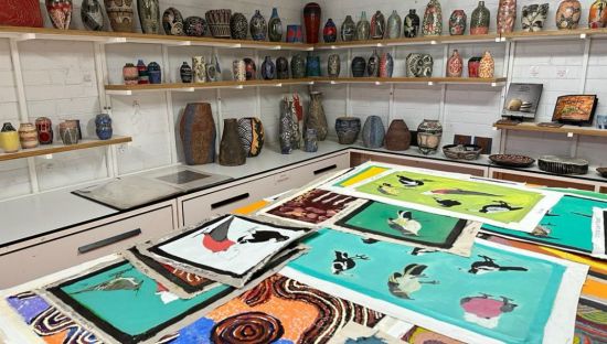 Image of the Ernabella Arts Centre in the APY Lands