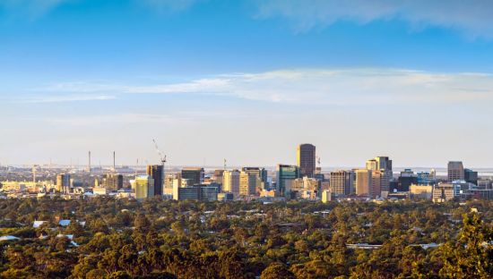 Image of Adelaide skyline.