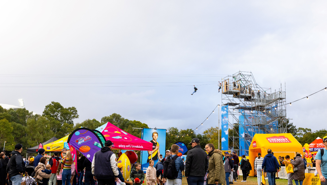 Image of the 2023 Festival of Footy at Elder Park.