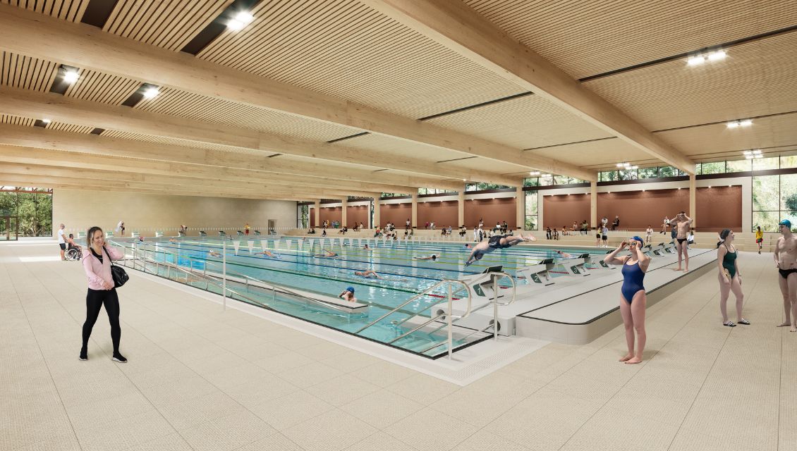 Image of the new Adelaide Aquatic Centre