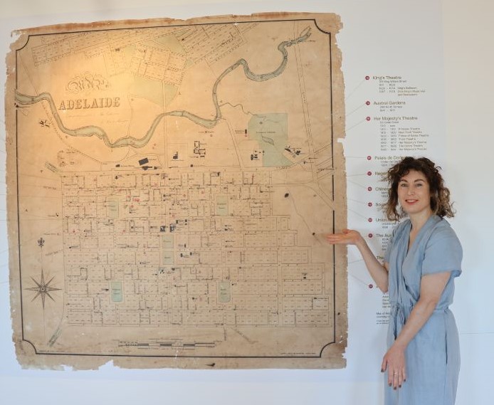 Adelaide Theatres: Then and Now exhibition curator Sarah Northcott