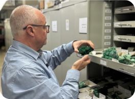 image of ben with collection