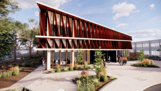 Image of the design concept of the new Mount Gambier Technical College.