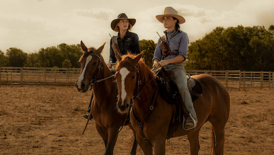 Image of a scene from Netflix's newest Australian outback drama, Territory.