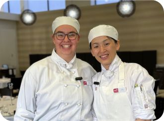 Image of cookery and kitchen management students
