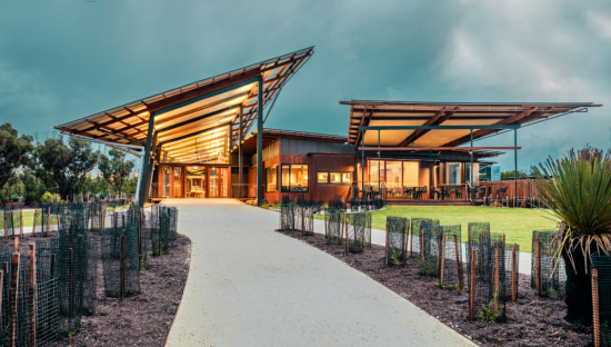 Image of the new $19.5 million Flinders Chase Visitor Centre on Kangaroo Island
