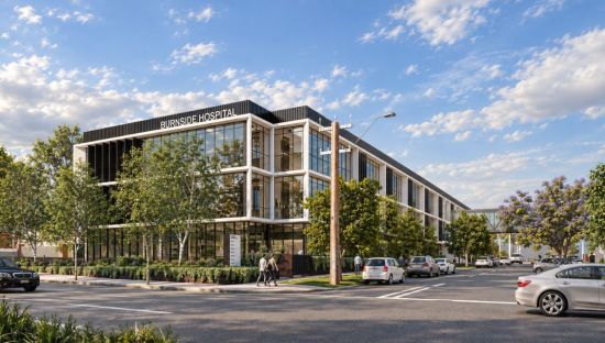 Render of the new Burnside Hospital Health Precinct
