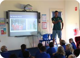Image of Chris presenting