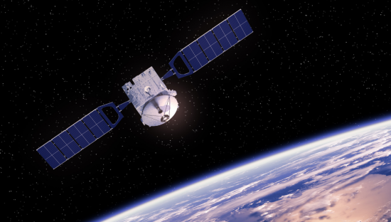 Image of the Kanyini satellite in orbit